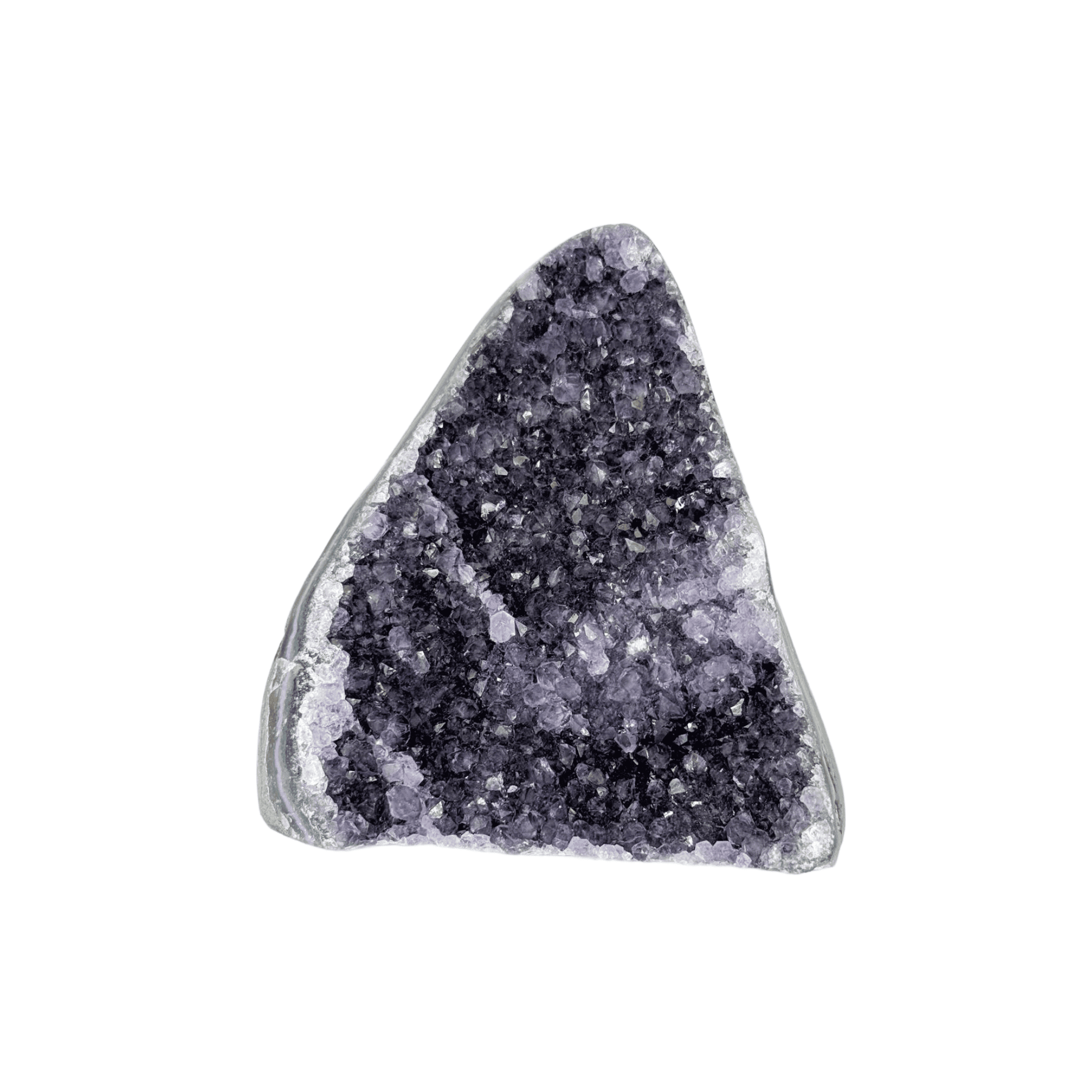 Geode di cristallo di ametista naturale - 0,410 g